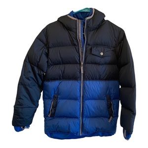 Land’s End Boys Puffer Jacket Size 14-16 Blue